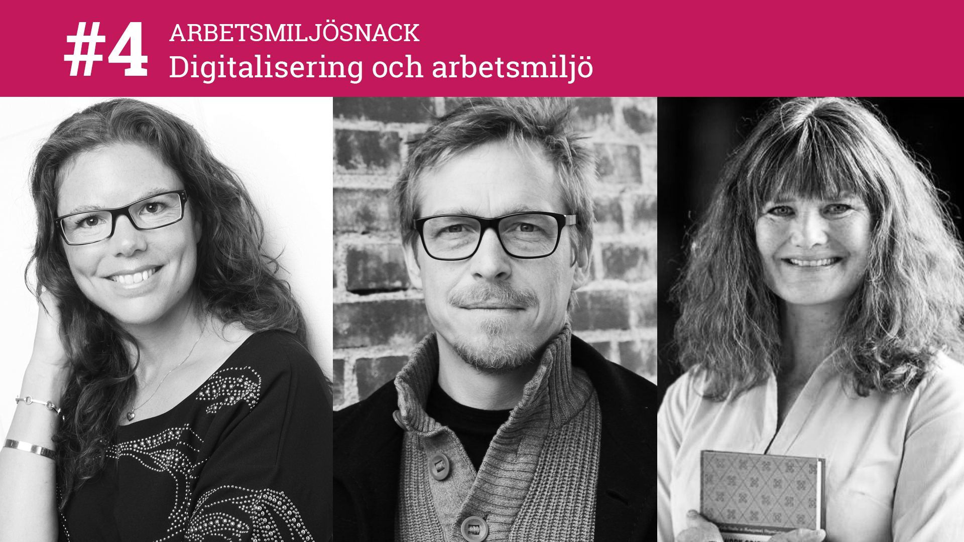 Två kvinnor och en man.
